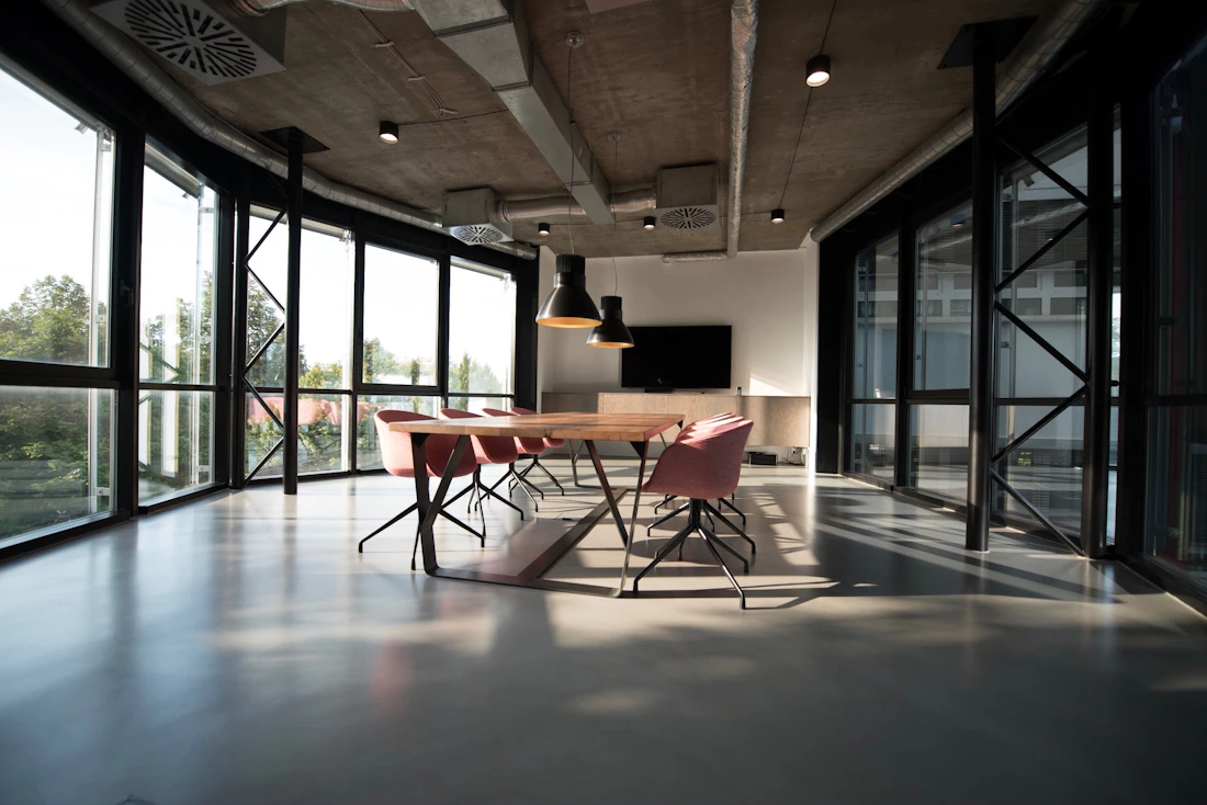 A bright contemporary workplace